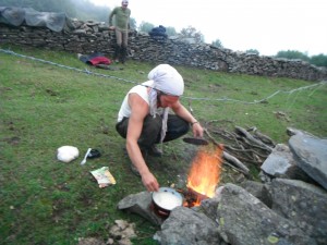 cuisine au feu de bois